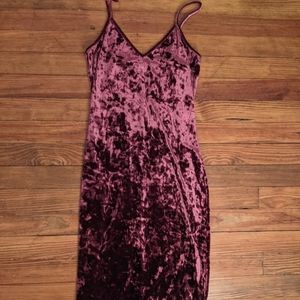 Velvet Midi Dress